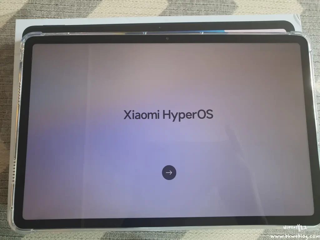 HyperOS boot logo on the Xiaomi Redmi Pad 2 Pro