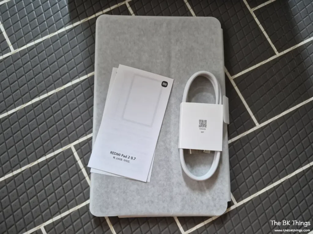 Redmi Pad 2 9.7 included accessories and documents